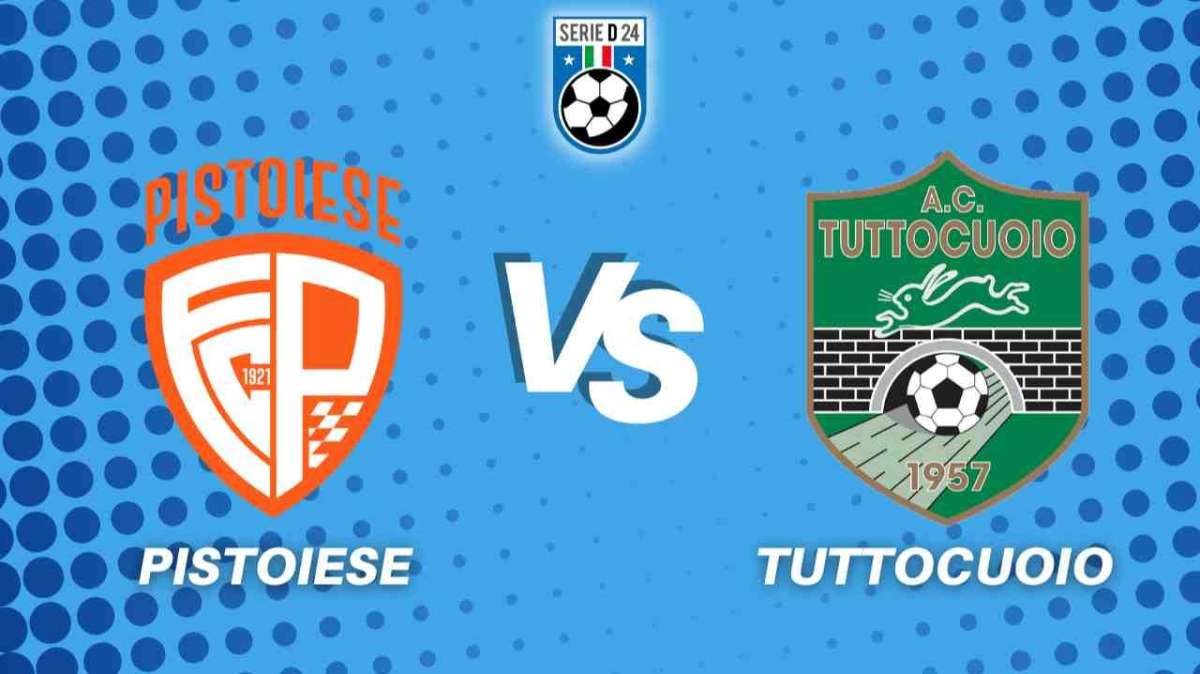 Pistoiese-Tuttocuoio 2-1, il tabellino del match