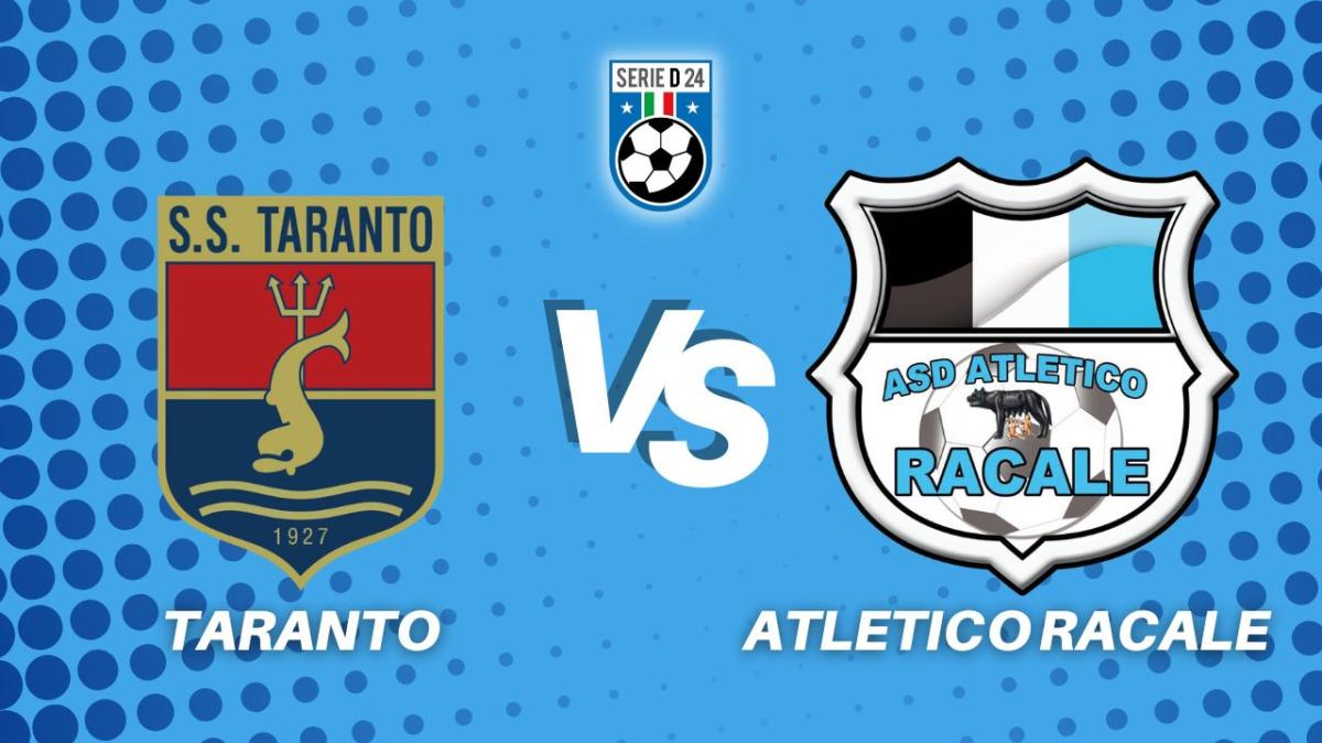 Taranto-Atletico Racale, la diretta della partita