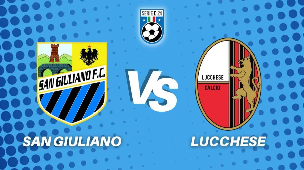 San Giuliano-Lucchese 1-1, la diretta della partita