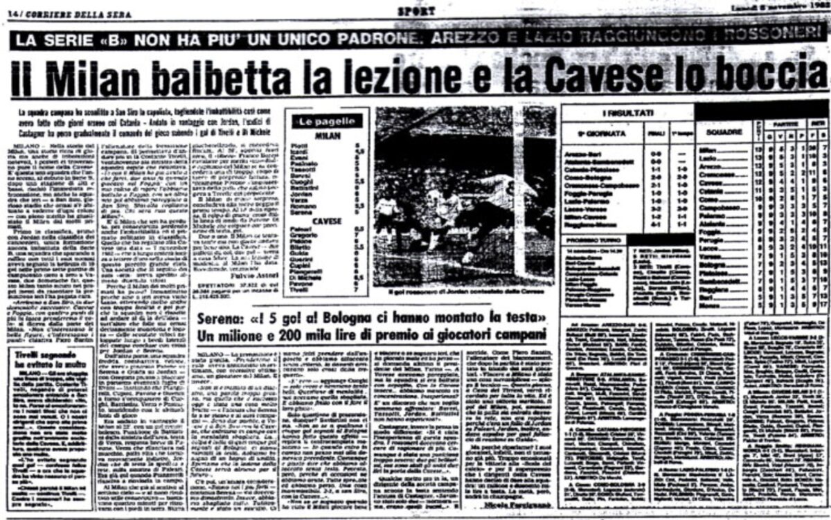 Milan Cavese Corriere della Sera