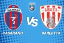 casarano barletta diretta tabellino