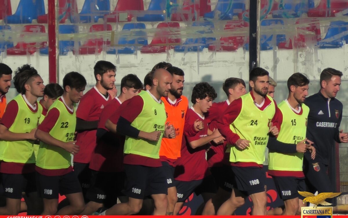 Casertana allenamento