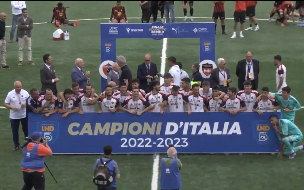 Sestri Levante Campione Italia 