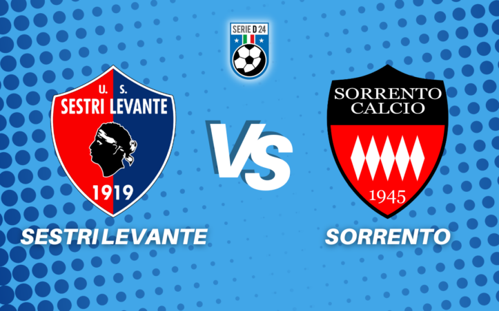 Sestri Levante-Sorrento 3-1, il tabellino