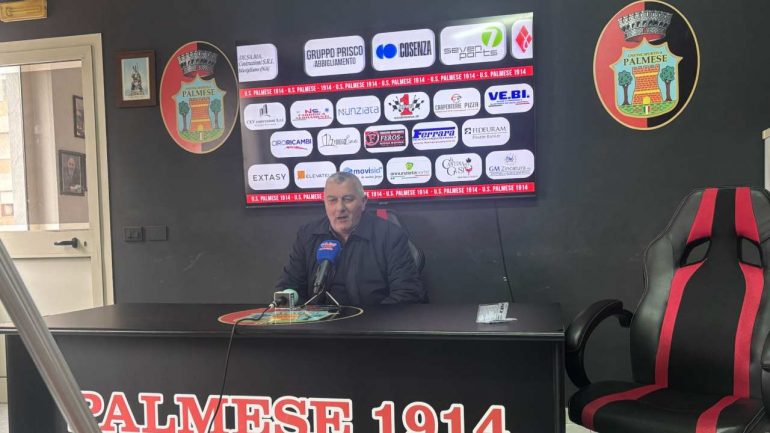 Il presidente della Palmese, Mario Rega