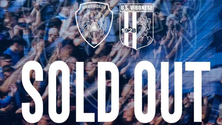Siracusa-Vibonese sold out