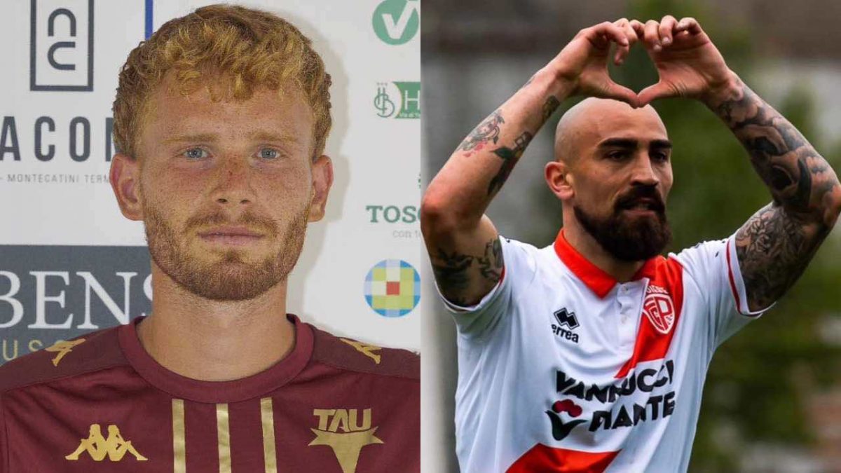 I due attaccanti Motti e Simeri / Credit: Tau Altopascio e Pistoiese FC
