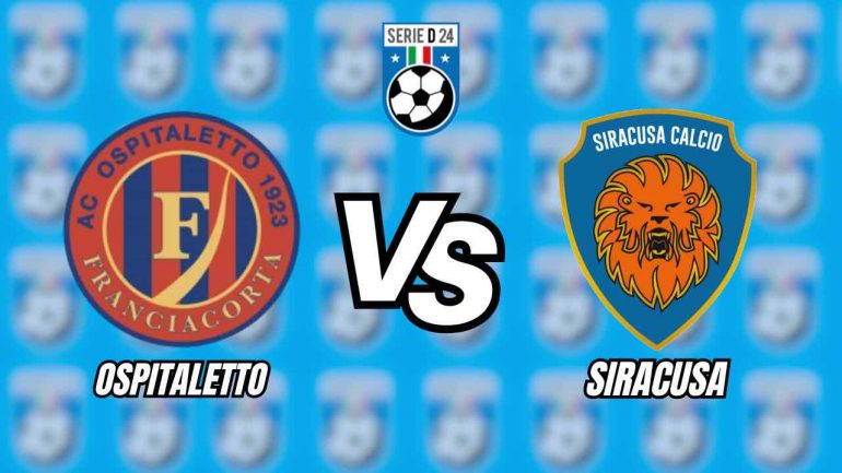 Ospitaletto Siracusa diretta
