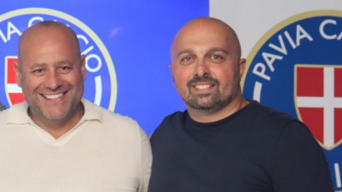 Il Dg Dieni insieme al Ds Zampaglione / Credit: Pavia Calcio