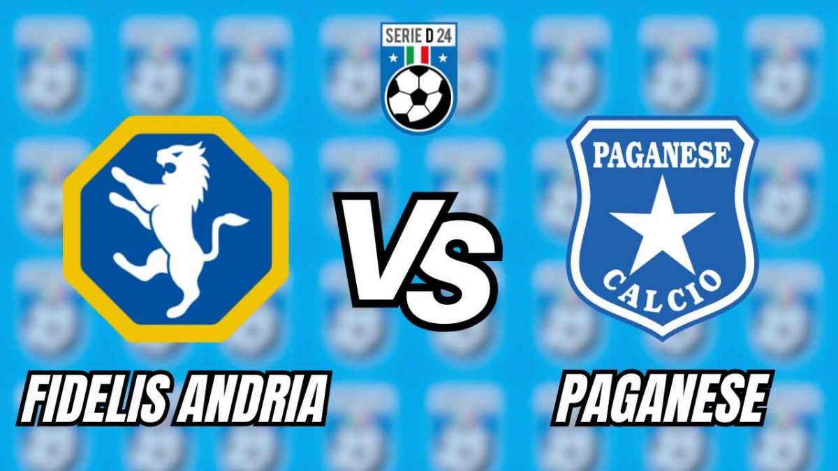 Fidelis Andria Paganese diretta