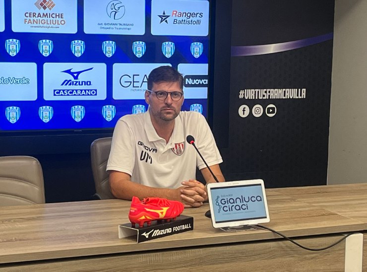 Vincenzo Moncelli in conferenza stampa