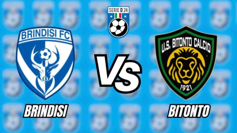 brindisi bitonto diretta