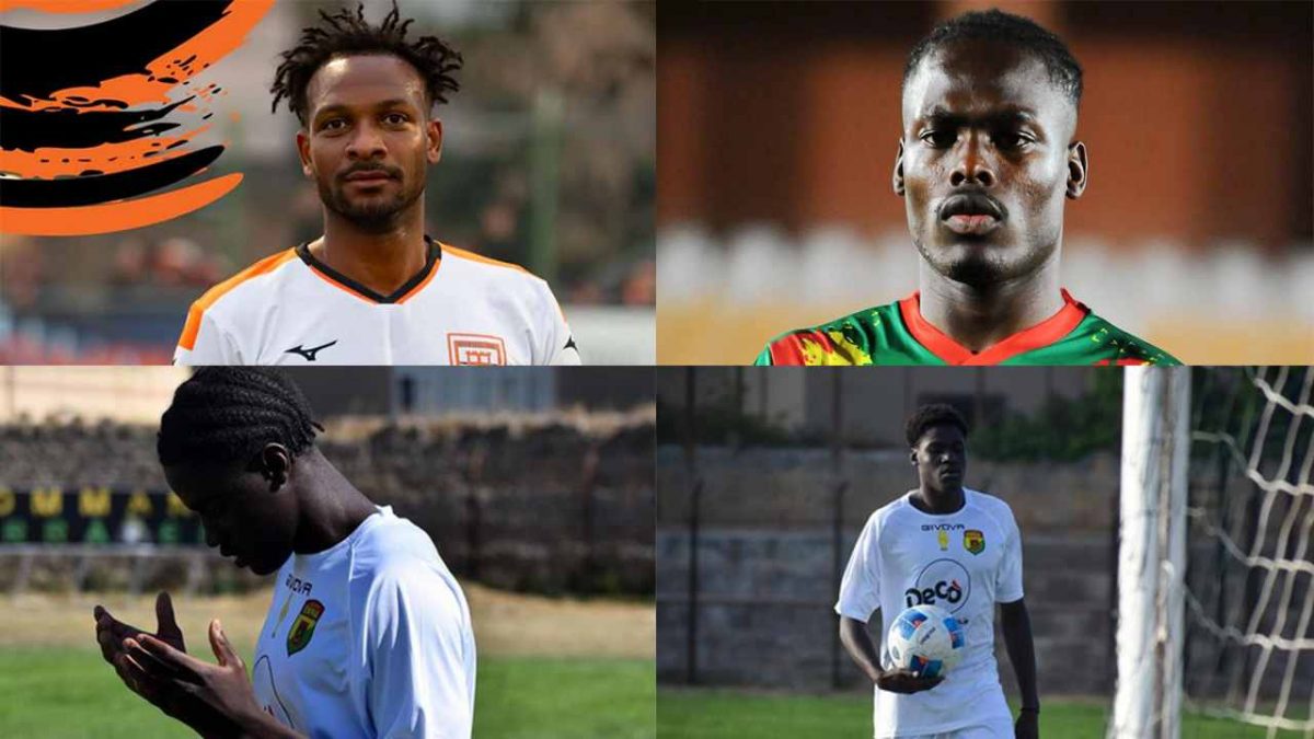 giocatori nazionali africane: Ramos, Bangal, Tchaouna