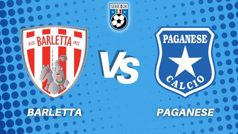Barletta Paganese diretta