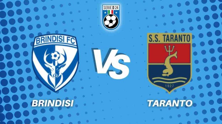 Brindisi Taranto diretta