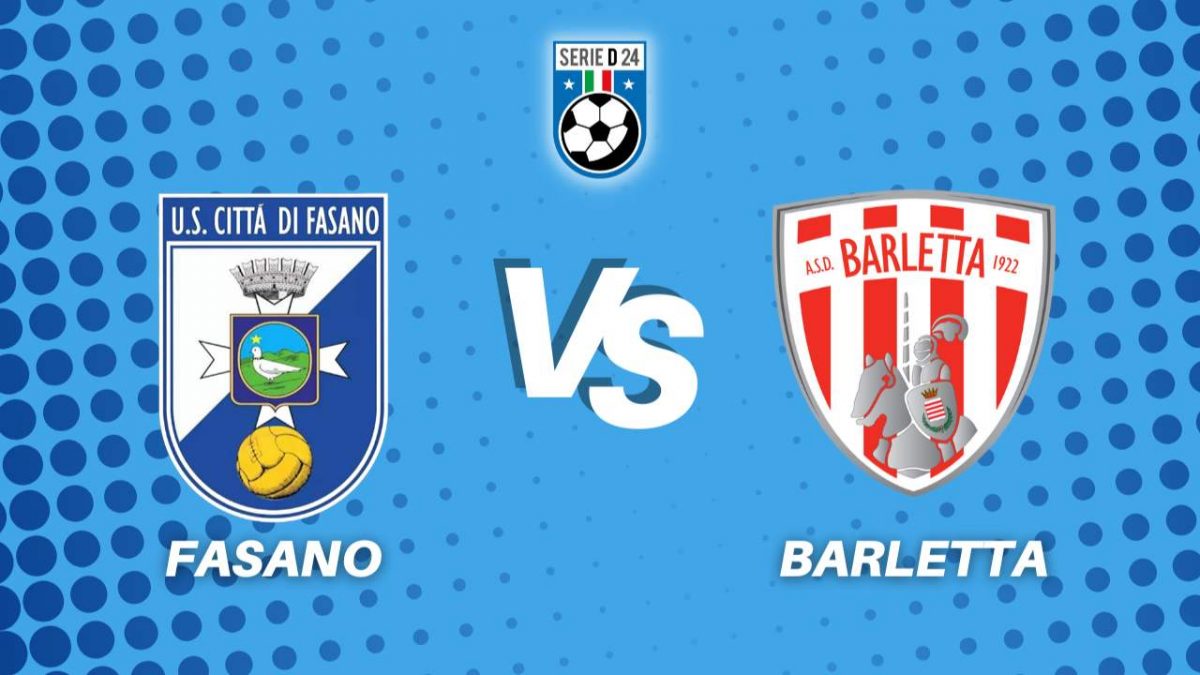 Fasano Barletta diretta tabellino