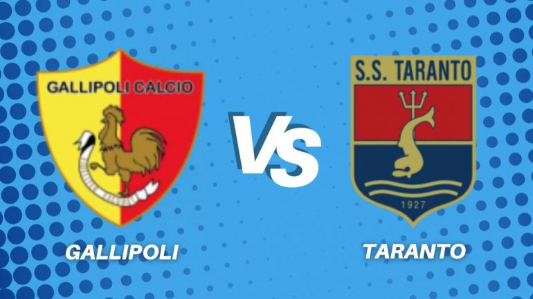 Gallipoli Taranto diretta