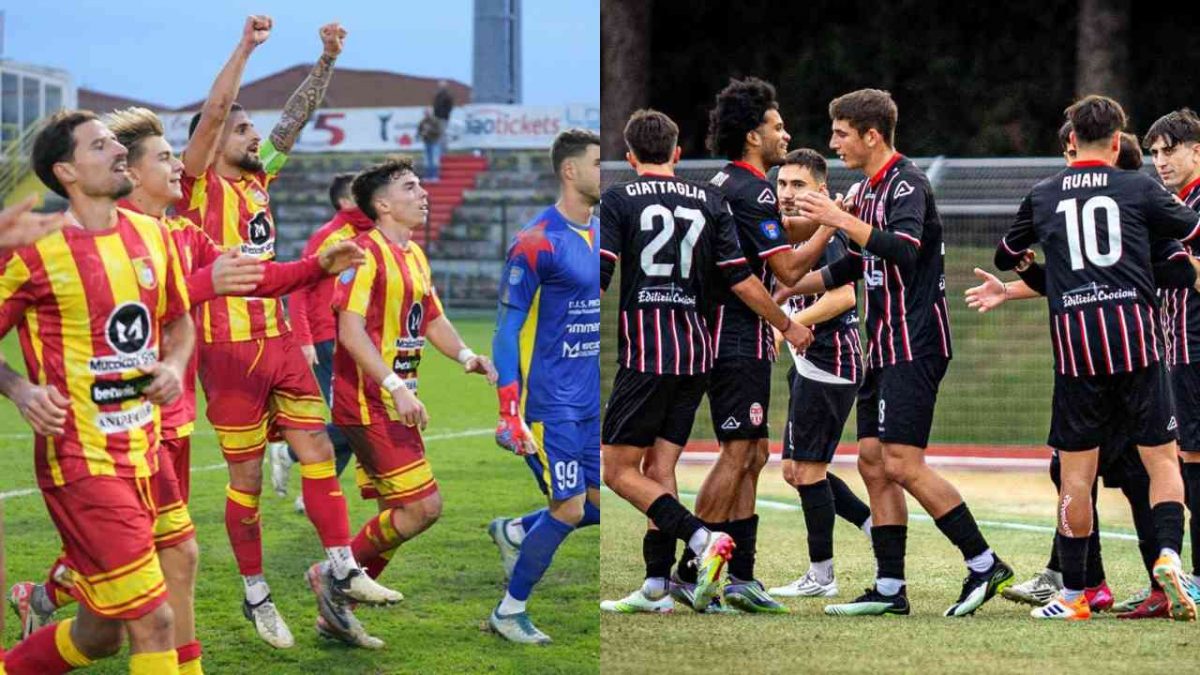 Giulianova-Maceratese. Credit foto: Giulianova calcio 1924 - S.S. Maceratese / www.seried24.com