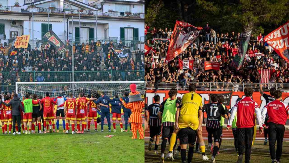 Giulianova-Maceratese. Credit foto: Giulianova calcio 1924 - S.S. Maceratese / www.seried24.com