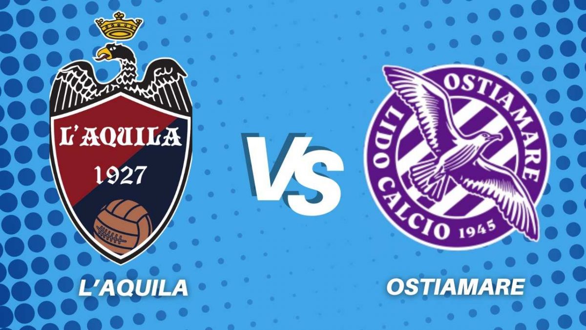 L'Aquila Ostiamare diretta